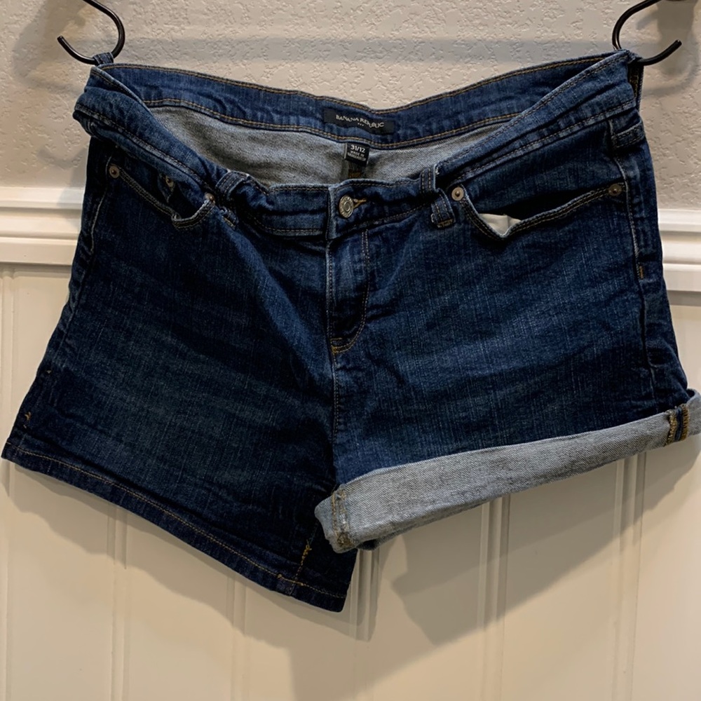 Banana republic denim shorts